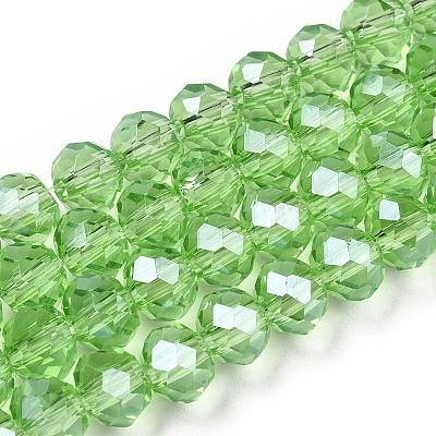 Electroplate Glass Beads Strands EGLA-A034-T4mm-A15-1