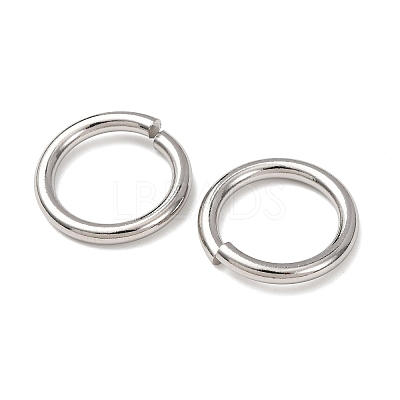 Tarnish Resistant 304 Stainless Steel Open Jump Rings STAS-R065-41-1