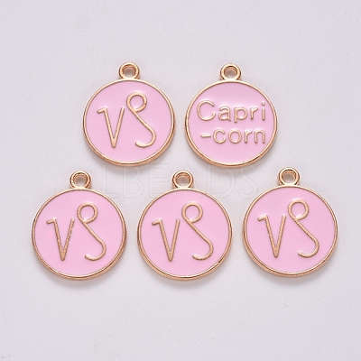 Alloy Enamel Pendants ENAM-S124-01B-09E-1