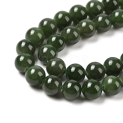 Natural Canada Jade Beads Strands G-NH0001-G01-02-1