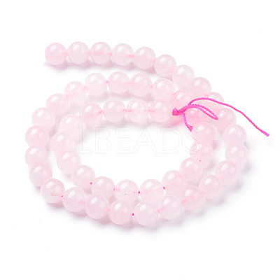 Natural Rose Quartz Beads Strands X-G-T055-4mm-13-1