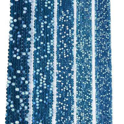Transparent Glass Beads Strands EGLA-A044-T2mm-MB27-1