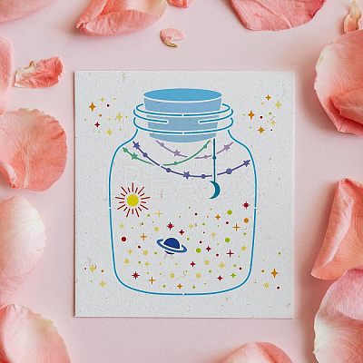 Plastic Reusable Drawing Painting Stencils Templates DIY-WH0172-439-1