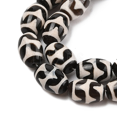 Tibetan Style dZi Agate Beads Strands G-N344-02C-1