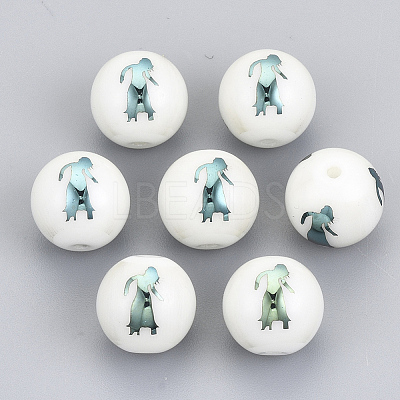 Electroplate Glass Beads EGLA-S178-11K-05-1