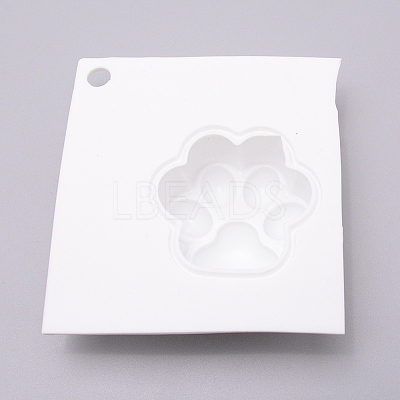 DIY Cat Paw Silicone Molds LS-DIY-WH0177-94A-1
