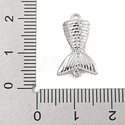 Brass Micro Pave Clear Cubic Zirconia Pendants LS-KK-U015-08P-1
