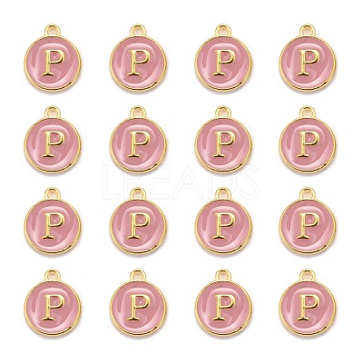 Golden Plated Alloy Enamel Charms ENAM-S118-07P-1