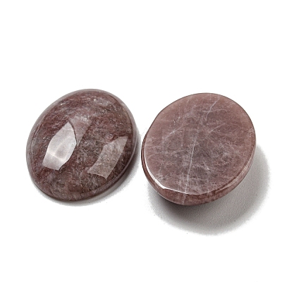 Natural Strawberry Quartz Cabochons G-C115-01B-18-1
