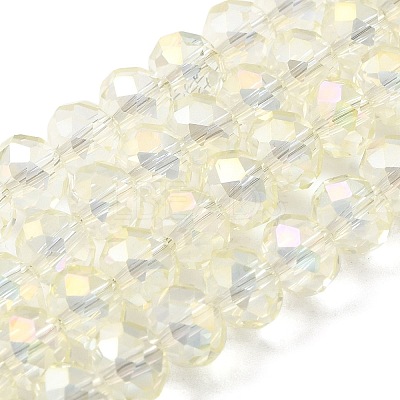 8x5~6.5mm AB Color Plated Electroplate Glass Beads Strands for Jewelry Making X-EGLA-D020-8x5mm-70-1