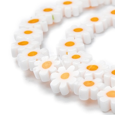 Handmade Millefiori Glass Bead Strands LAMP-J035-8mm-23-1