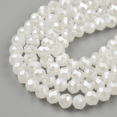 Electroplate Glass Beads Strands EGLA-A044-J6mm-A05-1
