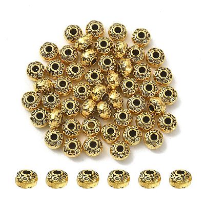 Tibetan Style Alloy Spacer Beads PALLOY-YW0001-76-1