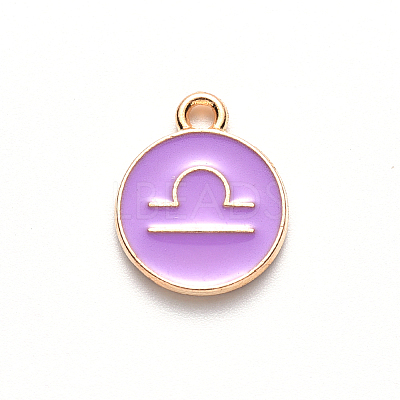 Alloy Enamel Pendants LS-ENAM-S124-01A-01K-1
