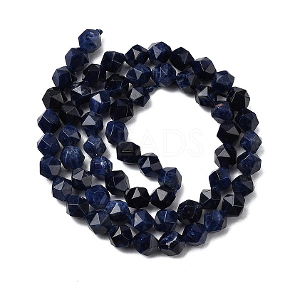 Natural Sodalitee Beads Strands G-Z119-A35-01-1