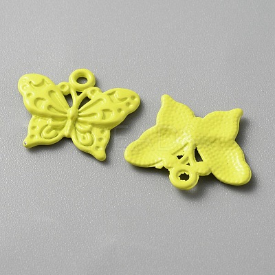 Baking Paint Alloy Pendants FIND-TAC0011-82H-1