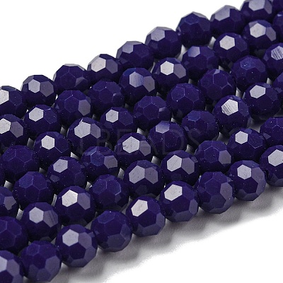 Opaque Glass Beads Stands EGLA-A035-P6mm-D09-1