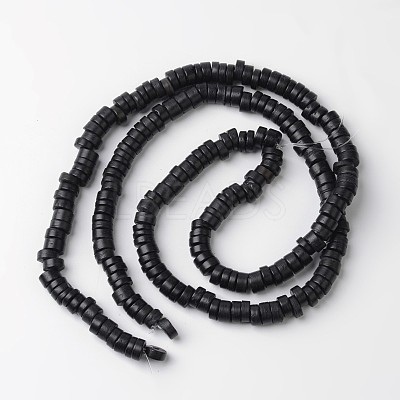 Dyed Natural Coconut Disc Bead Strands COCB-O003-07A-1