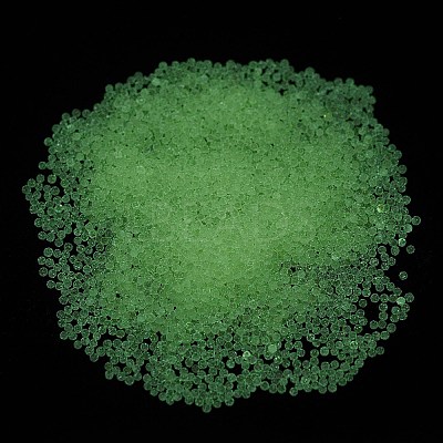 Luminous Transparent Glass Seed Round Beads GLAA-F124-D05-A-1
