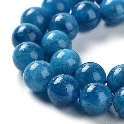 Dyed Natural Malaysia Jade Beads Strands G-G021-02C-10-1
