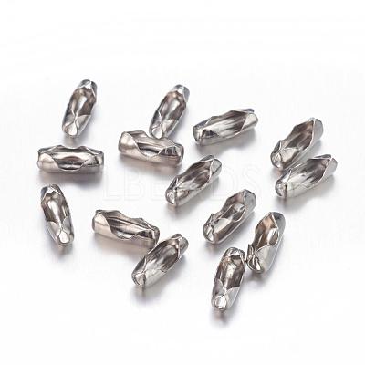 Tarnish Resistant 304 Stainless Steel Ball Chain Connectors X-STAS-R055-10-1