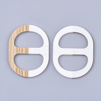 Rubberized Style Acrylic Slide Buckles OACR-T020-025C-1