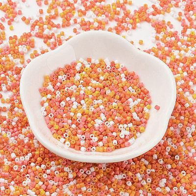 Baking Paint Glass Seed Beads SEED-S042-05B-45-1