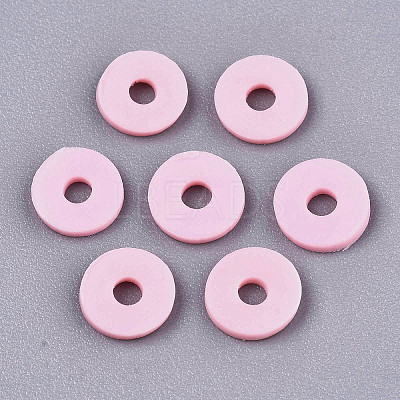 Handmade Polymer Clay Beads X-CLAY-Q251-8.0mm-92-1