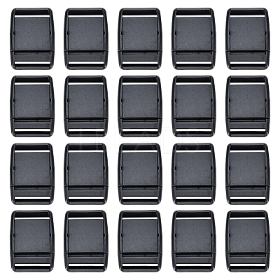 20Pcs Plastic Quick Contoured Side Release Buckle KY-NB0001-45-1