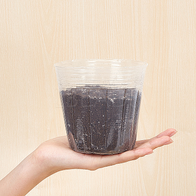 Transparent Plastic Gardening Pot TOOL-GA0001-37-1