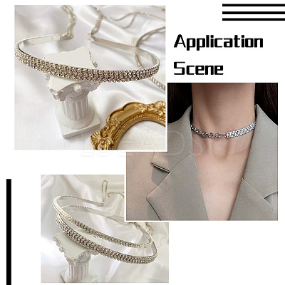 4 Yards 2 Colors Rhinestone Cup Chains FIND-CD0001-17-1