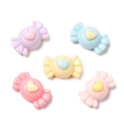 Cartoon Opaque Resin Cabochons RESI-C039-01E-1