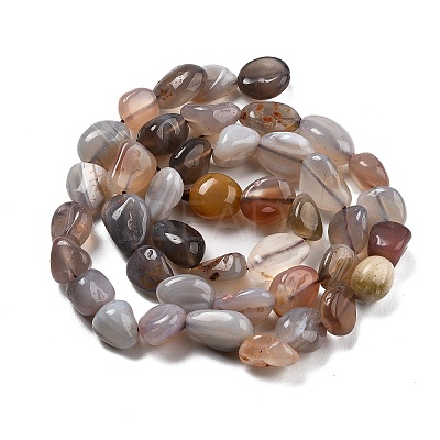 Natural Botswana Agate Beads Strands G-P433-20A-1