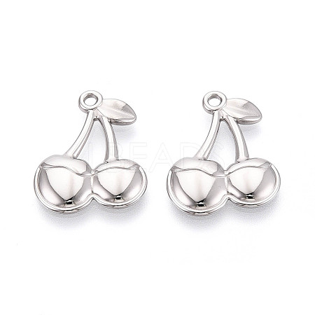 304 Stainless Steel Pendants STAS-T065-76P-1