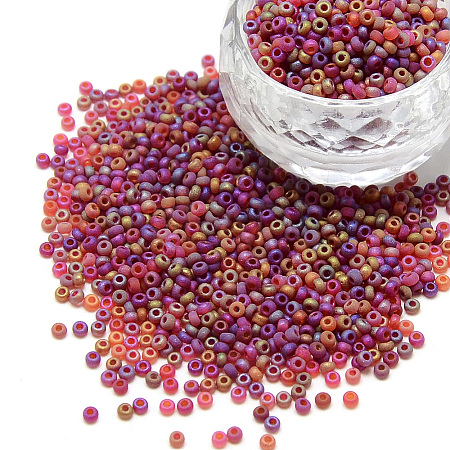 12/0 Grade A Round Glass Seed Beads X-SEED-Q010-M538-1