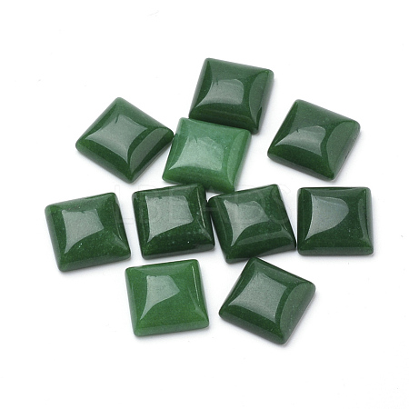 Natural White Jade Cabochons G-Q975-12x12-07-1