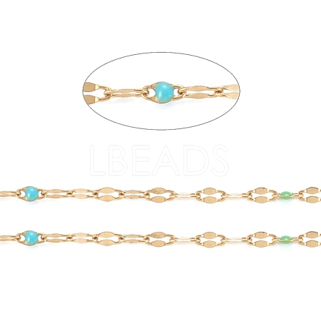 Handmade 304 Stainless Steel Dapped Chains CHS-D026-16L-G-1