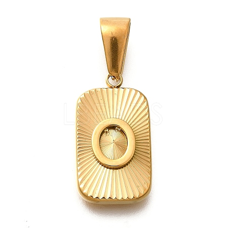 304 Stainless Steel Pendants STAS-S161-01O-G-1