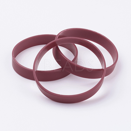 Silicone Wristbands Bracelets BJEW-J176-09-1