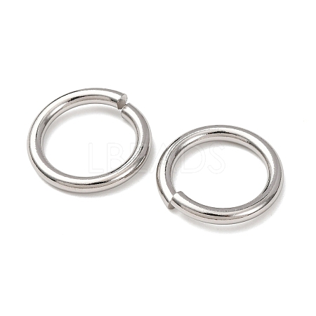 Tarnish Resistant 304 Stainless Steel Open Jump Rings STAS-R065-41-1