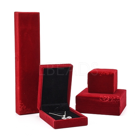 Velvet Jewelry Set Boxes VBOX-D006-01-1
