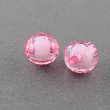 Transparent Acrylic Beads TACR-S086-10mm-02-1