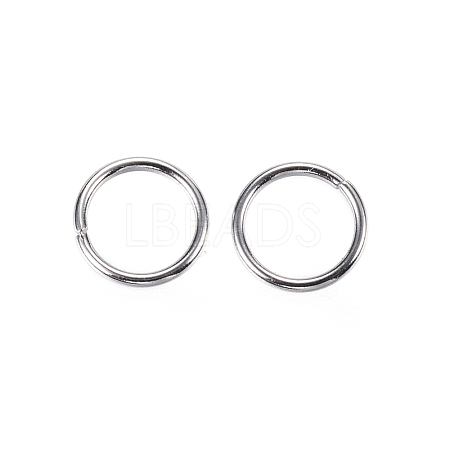 Tarnish Resistant 304 Stainless Steel Open Jump Rings A-STAS-D448-097P-7mm-1