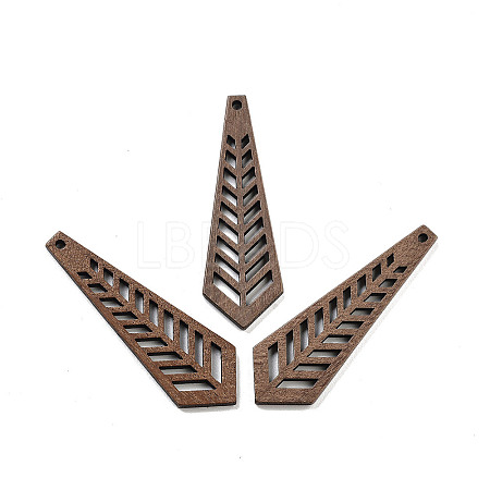 Walnut Wood Pendants FIND-Z050-09G-1