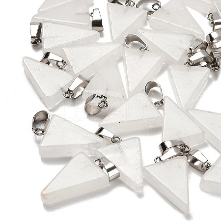 Natural Quartz Crystal Pendants G-B127-04P-10-1