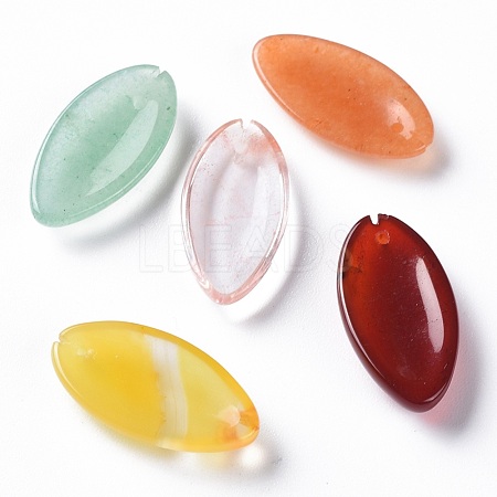 Natural & Synthetic Mixed Gemstone Pendants G-F697-D-1
