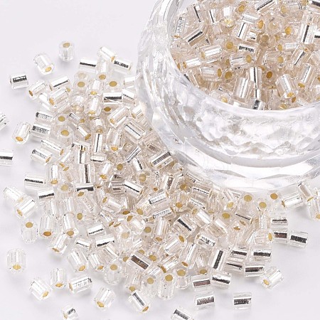 8/0 Glass Bugle Beads SEED-S032-07A-21-1