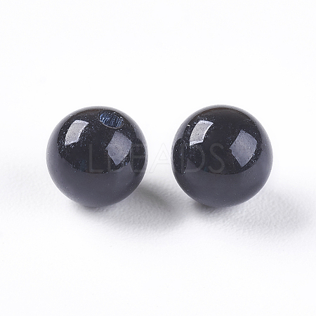 Natural Black Onyx Beads G-K275-13-5mm-1