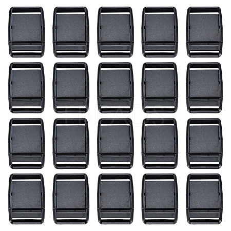 20Pcs Plastic Quick Contoured Side Release Buckle KY-NB0001-45-1