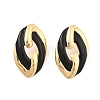 PVD Vacuum Plating Golden 304 Stainless Steel Stud Earrings for Women EJEW-Z068-09G-2